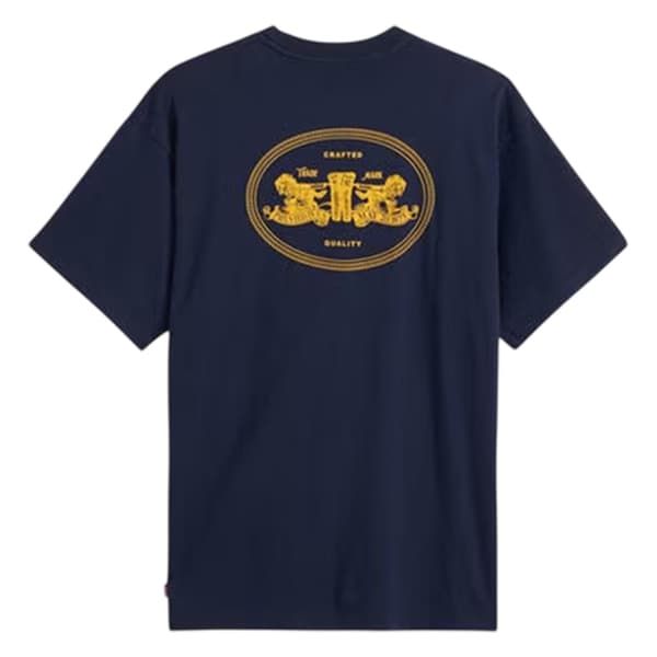 Levis Herr T-shirt med djärv logotyp, normal passform S Marinblå Navy S