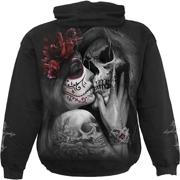 Spiral Direct Unisex Vuxen Dead Kiss Hoodie L Svart Black L