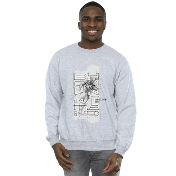 Star Wars Herr The Book Of Boba Fett Fennec Illustration Sweatshirt Sports Grey S