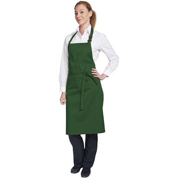 Dennys Flerfärgad Haklappsförkläde 28x36 tum (2-pack) En Storlek Bo Bottle Green One Size