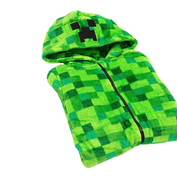 Minecraft Pojkars Creeper Pixel Bodysuit 7-8 År Grön Green 7-8 Years
