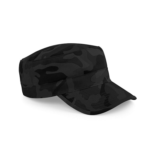 Beechfield Unisex Vuxen Camo Army Cap En Storlek Midnatt Midnight One Size