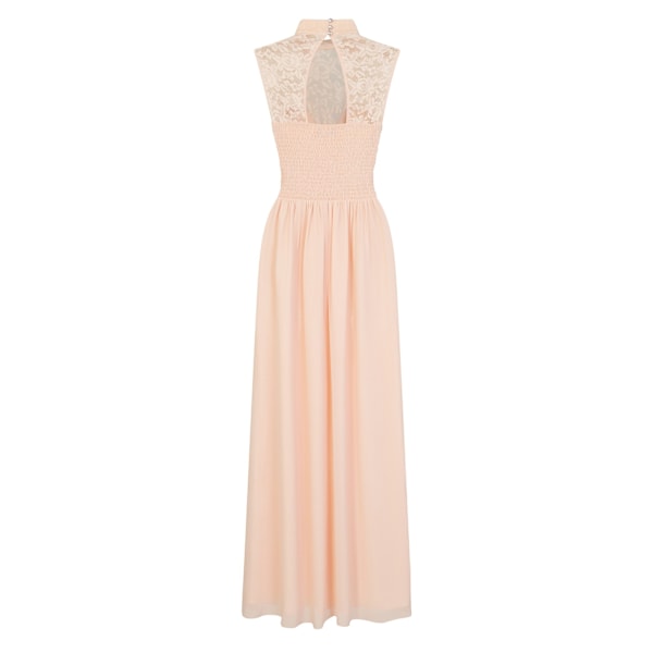 Little Mistress Dam/Damer Spets Ok Maxi Klänning 10 Nude Nude 10