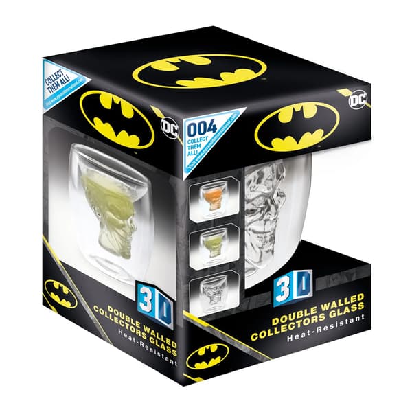 Batman 3D The Joker Glas One Size Klar Clear One Size