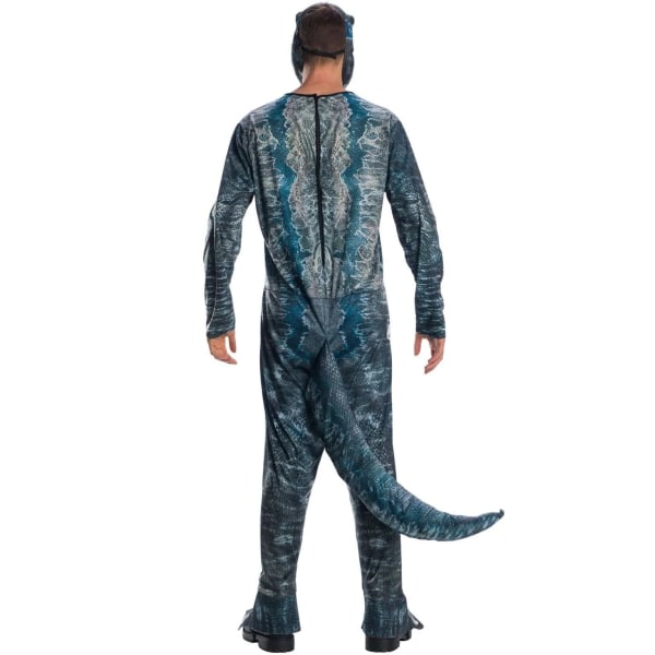 Jurassic World Unisex Adult Velociraptor Costume Standard Blue Blue Standard