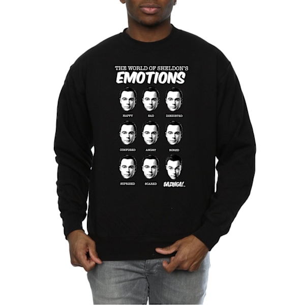 The Big Bang Theory Herr Sheldon Emotions Bomullströja M B Black M