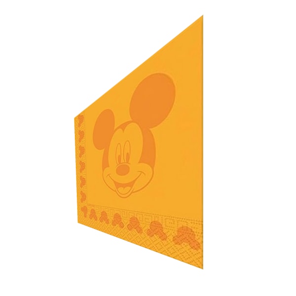 Disney Mickey Mouse Servetter (20-pack) One Size Gul Yellow One Size