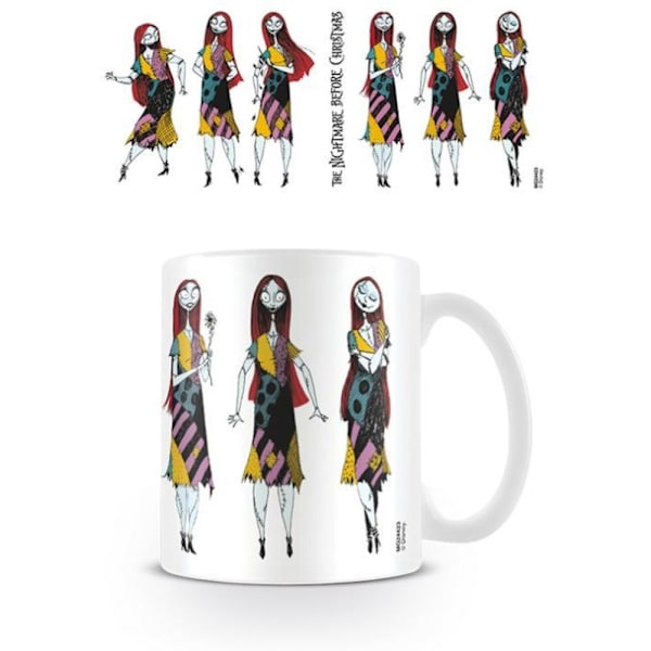Nightmare Before Christmas Sally Poses Mug En Storlek Flerfärgad Multicoloured One Size