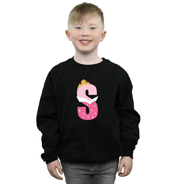 Disney Boys Alphabet S Is For Sleeping Beauty Sweatshirt 12-13 Black 12-13 Years