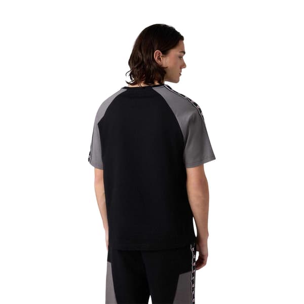 Champion Herr Tejp Logotyp Raglan T-shirt L Svart/Grå Black/Grey L