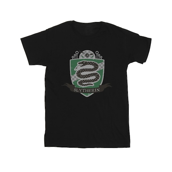 Harry Potter Boys Slytherin Bröstmärke T-shirt 3-4 år Svart Black 3-4 Years