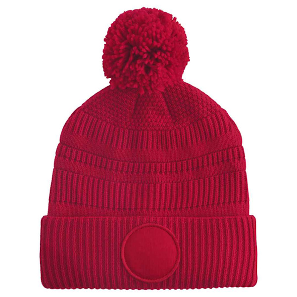 Beechfield Herr Patch Mössa One Size Klassisk Röd Classic Red One Size