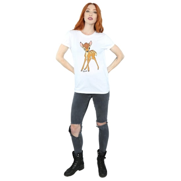 Bambi Dam/Dam Cotton Boyfriend T-Shirt S Vit White S