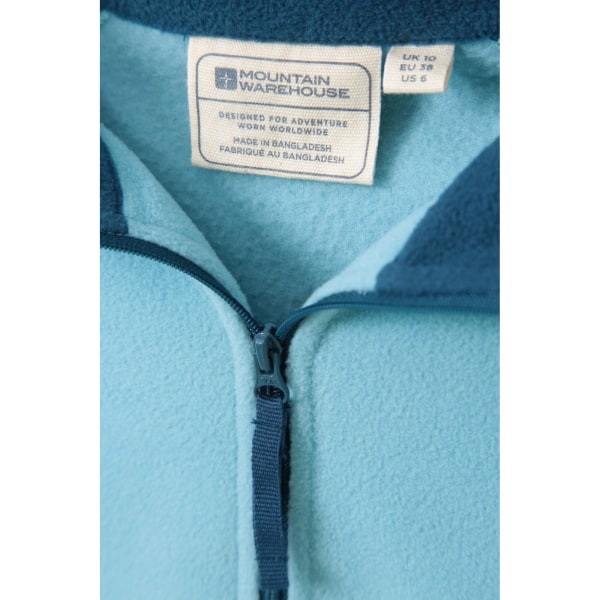 Mountain Warehouse Dam/Damer Montana Halv Zip Fleece Top 18 Blue 18 UK