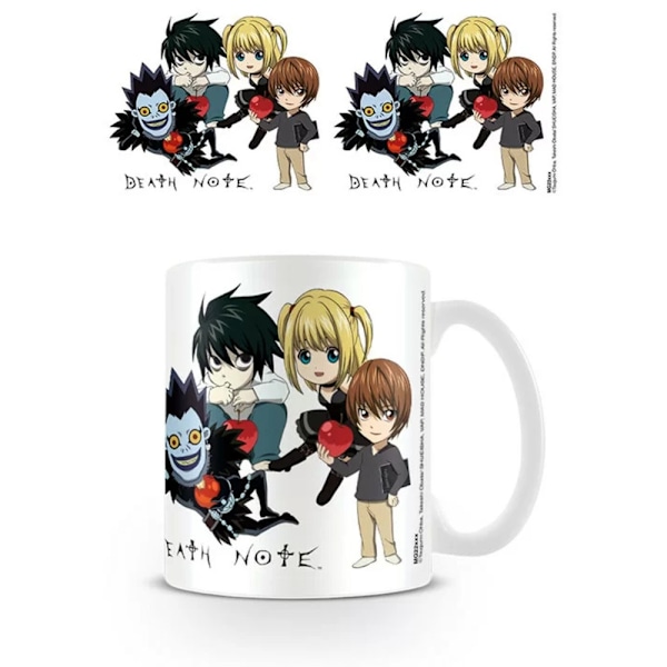 Death Note Chibi Mug En Storlek Flerfärgad Multicoloured One Size