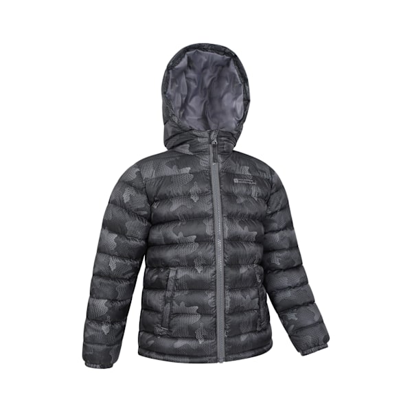Mountain Warehouse Barnkläder/Barn Säsonger Kamouflage Vadderad Jacka Black 11-12 Years