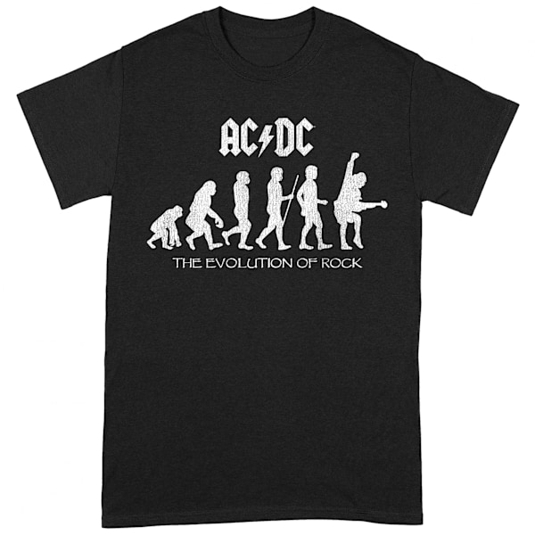 AC/DC Unisex Vuxen The Evolution Of Rock T-Shirt XL Svart Black XL