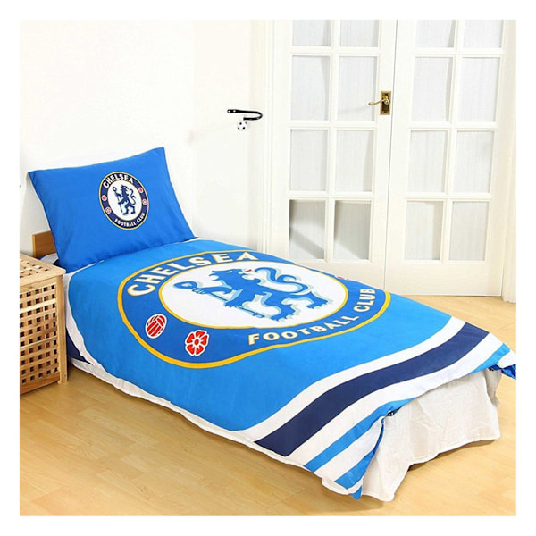 Chelsea FC Pulse Påslakan Set Enkelsäng Himmelblå Sky Blue Single