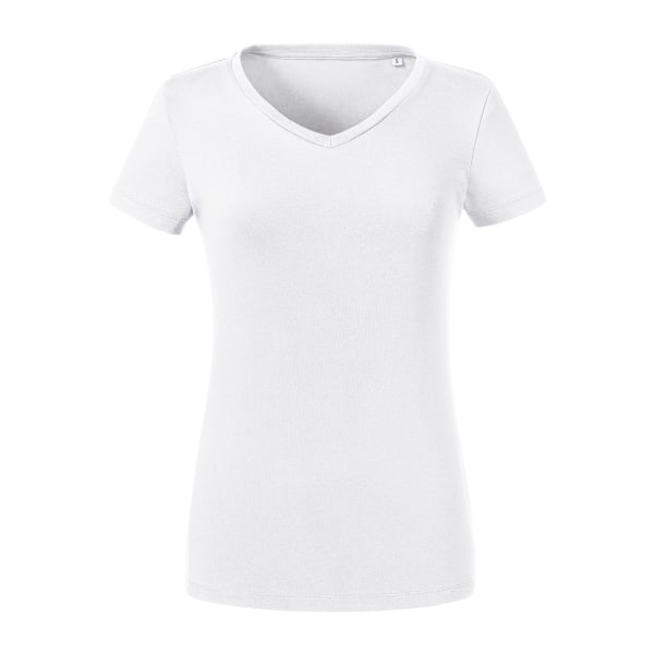 Russell Dam/Dam Organic Kortärmad T-shirt L Vit White L