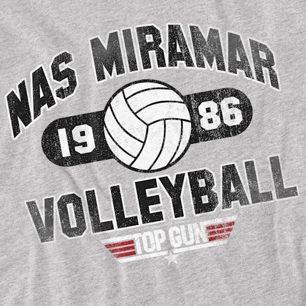 Top Gun Herr Nas Miramar Volleyboll T-Shirt 5XL Sport Heather Sport Heather 5XL