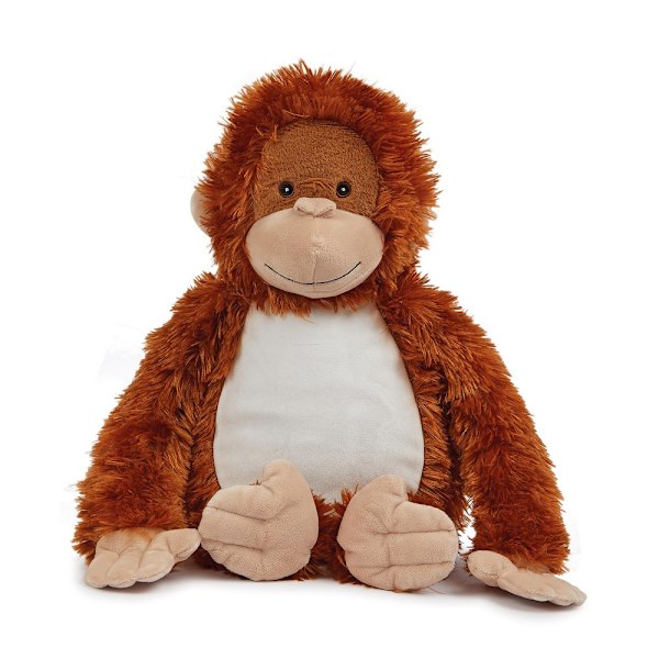 Mumbles Orangutang Plyschleksak 33cm Orange Orange 33cm