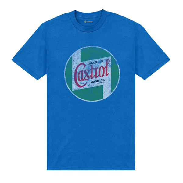 Castrol Unisex Vuxen Motorolja T-shirt S Royal Blue Royal Blue S