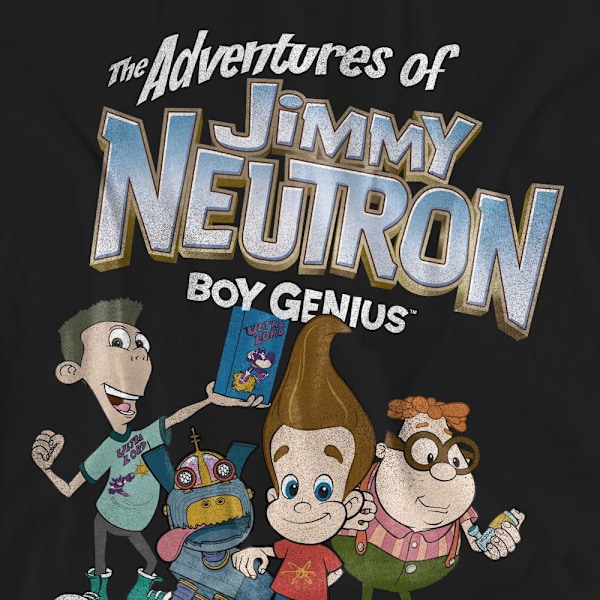 Jimmy Neutron Unisex Vuxen Grupp T-Shirt L Svart Black L