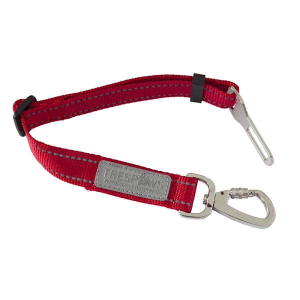 Trespass Tootsy Universal Pet Car Safety Belt One Size Postbox Postbox Red One Size