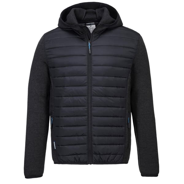Portwest Herr KX3 Baffled Hybridjacka L Gråmelerad Grey Marl L