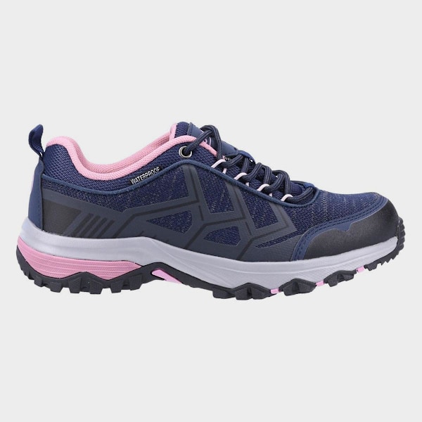 Cotswold Womens/Ladies Wychwood Low WP Vandringsskor 4 UK Marinblå/ Navy/Pink 4 UK