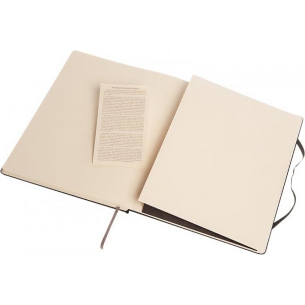 Moleskine Classic XL Hard Cover Ruled Notebook One Size Solid B Solid Black One Size
