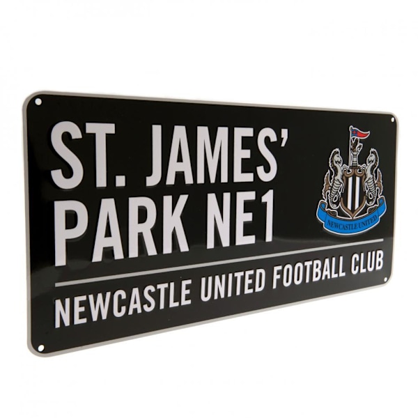 Newcastle United FC gatuskylt One Size Svart/Vit Black/White One Size