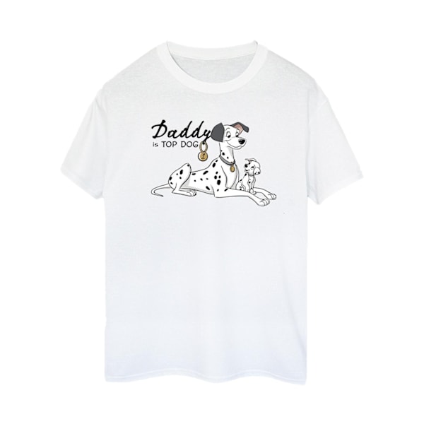 Disney Womens/Ladies 101 Dalmatians Top Dog Bomull Boyfriend T-shirt White 3XL