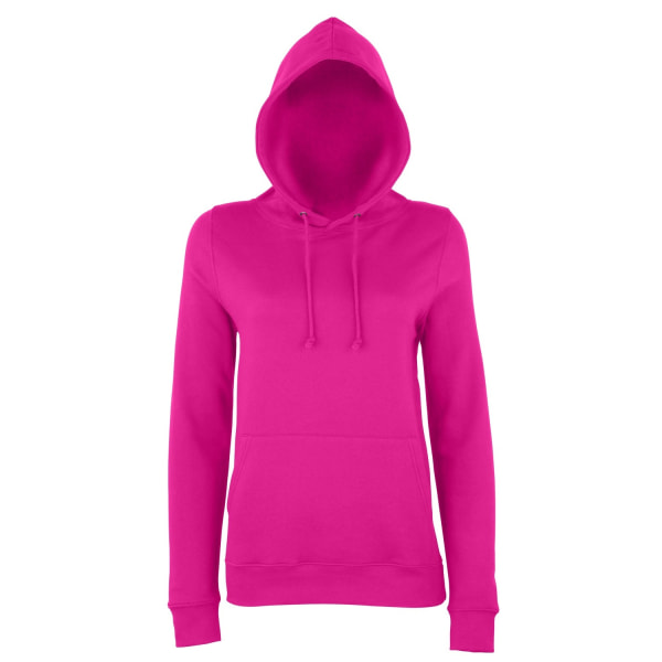 AWDis Just Hoods Dam/Dam Girlie College Pullover Hoodie L Hot Pink L