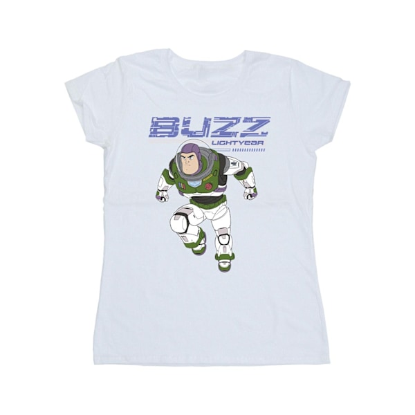 Disney Dam/Kvinnor Lightyear Buzz Jump To Action Bomull T-shirt White XXL