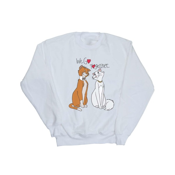 Disney Girls The Aristocats We Go Together Sweatshirt 3-4 år White 3-4 Years