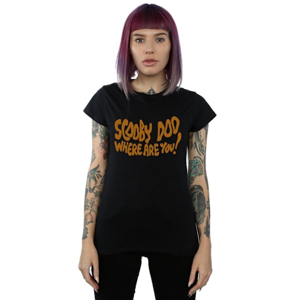 Scooby Doo Dam/Damer Var Är Du Spöklik Bomull T-shirt M Black M