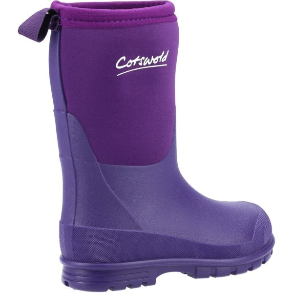 Cotswold Childrens/Kids Hilly Neoprene Wellington Boots 10.5 UK Purple 10.5 UK Child
