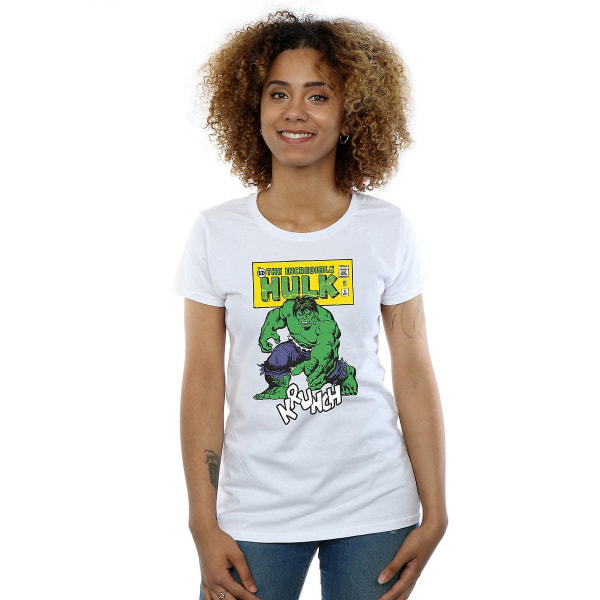 Hulk Dam/Dam Krunch bomull T-shirt M Vit White M