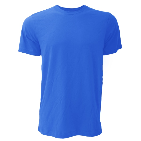 Canvas unisex jersey T-shirt med rund hals / kortärmad herr T-Sh Navy Blue L