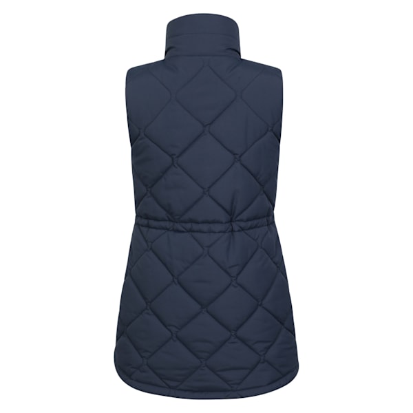 Mountain Warehouse Dam/Dam Rye Quiltad Lång Väst Navy 10 UK