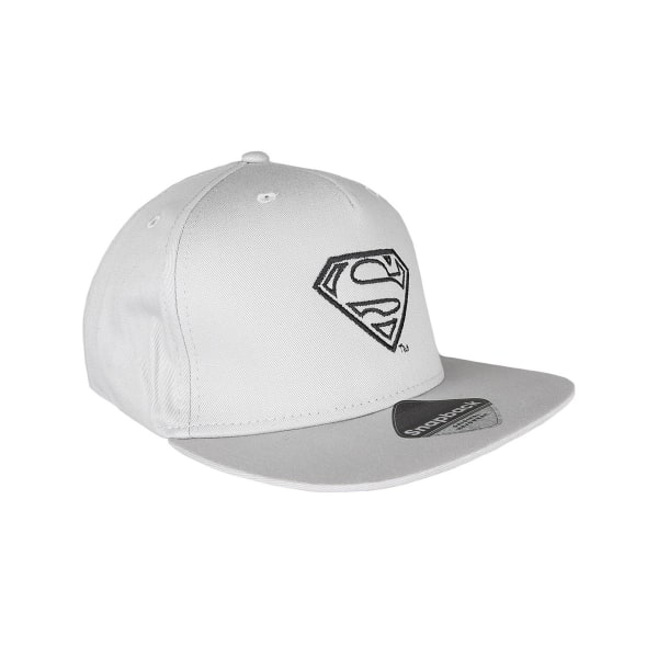 Superman Mens Outline Baseball Cap One Size Ljusgrå Light Grey One Size