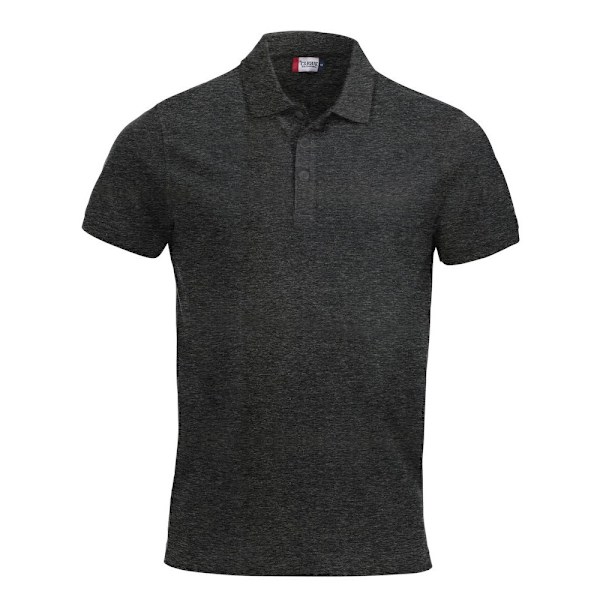 Clique Herr Classic Lincoln Melange Poloshirt XXL Antracit Anthracite XXL
