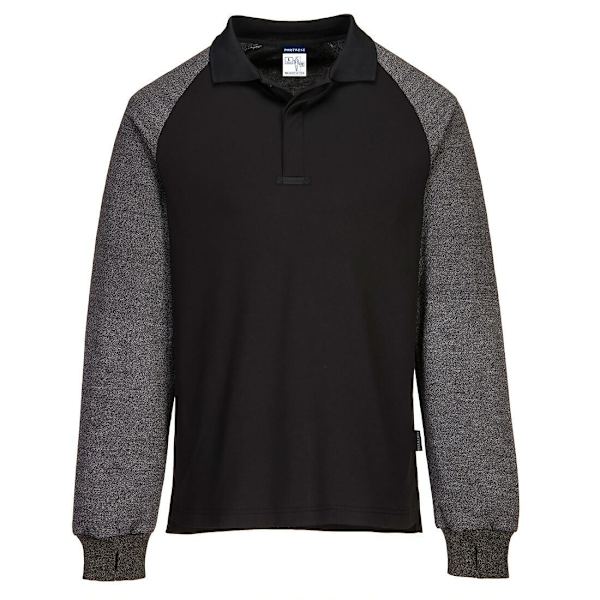 Portwest Herr Polotröja M Svart Black M