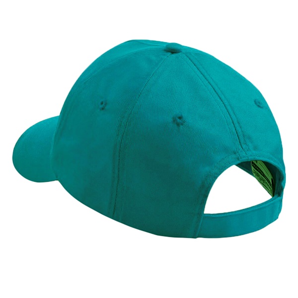 Beechfield Plain Unisex Junior Original 5 Panel Baseball Cap On Emerald One Size
