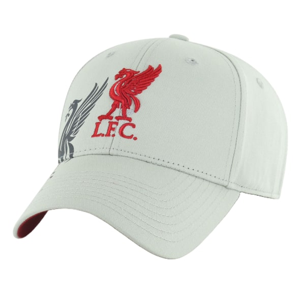 Liverpool FC Unisex Adult Obsidian Crest cap One Size Grey One Size