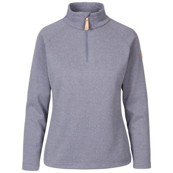Trespass Dam/Kvinnor Olga Läder Fleece Topp S Denim Blå Marl Denim Blue Marl S