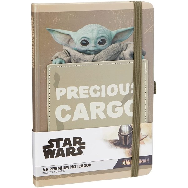 Star Wars: The Mandalorian Precious Cargo A5 Notebook One Size Beige One Size