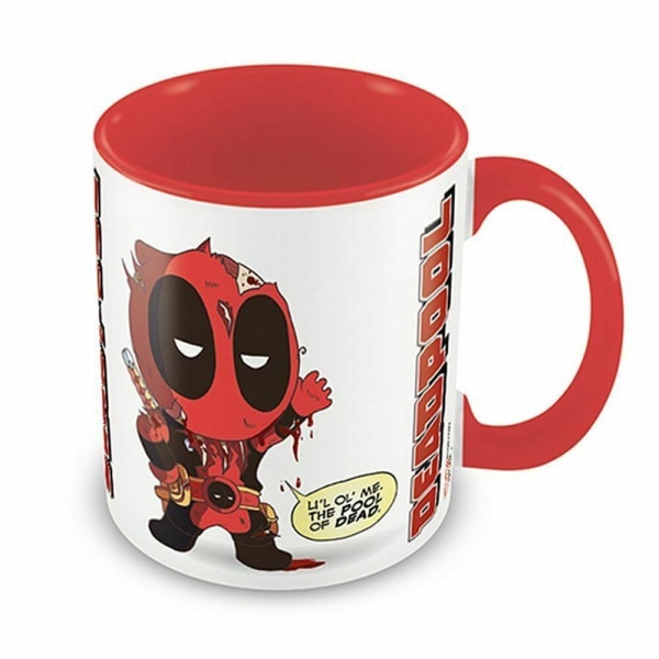 Deadpool från grym till grym mugg En one size vit/röd/svart White/Red/Black One Size