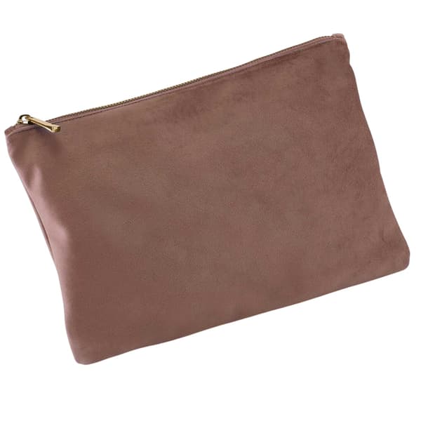 Bagbase Plain Velvet Pouch L Rose Quartz Rose Quartz L